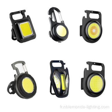 Mini COB rechargeable Lumière de torche LED portable